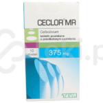 Ceclor MR, tabletki powlekane o przedłużonym uwalnianiu, 375 mg