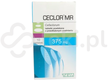 Zdjęcie produktu Ceclor MR, tabletki powlekane o przedłużonym uwalnianiu, 375 mg