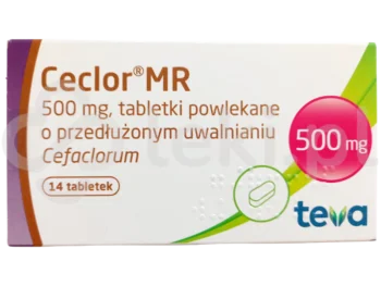 Zdjęcie produktu Ceclor MR, tabletki powlekane o przedłużonym uwalnianiu, 500 mg