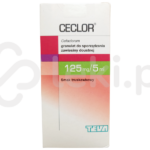 Ceclor, granulat do sporządzania zawiesiny doustnej, 125 mg/5 ml