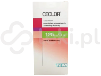 Zdjęcie produktu Ceclor, granulat do sporządzania zawiesiny doustnej, 125 mg/5 ml