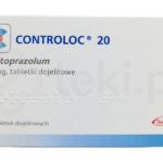 Controloc 20, tabletki dojelitowe, 20 mg