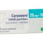 Coroswera, tabletki powlekane, 20 mg + 10 mg