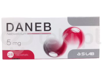 Zdjęcie przedstawia lek dostępny na receptę Daneb, tabletki, 5 mg.