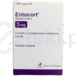 Entocort, kapsułki o przedłużonym uwalnianiu, twarde, 3 mg