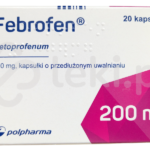 Febrofen, kapsułki o przedłużonym uwalnianiu, 200 mg