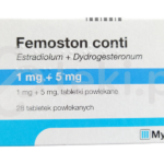 Femoston conti, tabletki powlekane, 1 mg + 5 mg