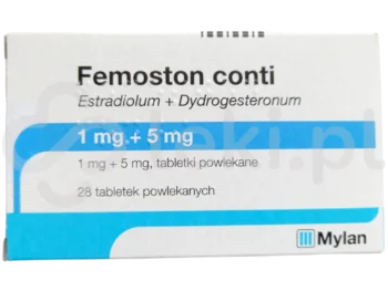 Zdjęcie produktu Femoston conti, tabletki powlekane, 1 mg + 5 mg