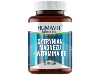 Zdjęcie produktu HUMAVIT Cytrynian magnezu + witamina B6, kapsułki