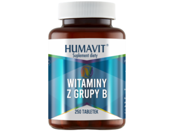 Zdjęcie przedstawia suplement diety HUMAVIT N - Witaminy z Grupy B, tabletki.