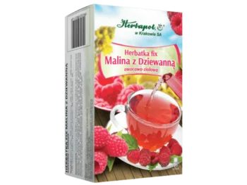 Zdjęcie produktu Herbapol Kraków Herbatka fix malina z dziewanną, zioła do zaparzania