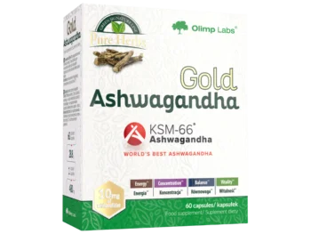 Zdjęcie produktu Olimp Gold Ashwagandha, kapsułki, 200 mg