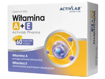 Zdjęcie produktu Activlab Pharma Witamina A+E, kapsułki, 800 µg + 12 mg