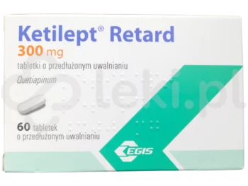 Zdjęcie produktu Ketilept retard, tabletki o przedłużonym uwalnianiu, 300 mg