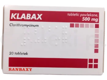 Zdjęcie produktu Klabax, tabletki powlekane, 500 mg