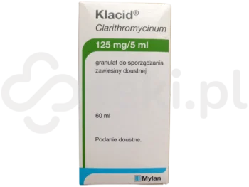 Zdjęcie produktu Klacid, granulat do sporządzania zawiesiny doustnej, 125 mg/5 ml