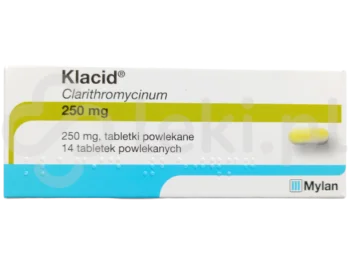 Zdjęcie produktu Klacid, tabletki powlekane, 250 mg