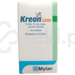 Kreon 25 000, kapsułki dojelitowe, 25000 j. Ph. Eur. lipazy
