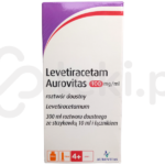 Levetiracetam Aurovitas, roztwór doustny, 100 mg/ml