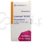 Lipancrea 16 000, kapsułki, 16000 j. Ph. Eur. lipazy