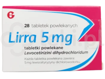 Zdjęcie produktu Lirra, tabletki powlekane, 5 mg