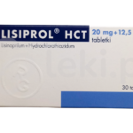 Lisiprol HCT, tabletki, 20 mg + 12,5 mg