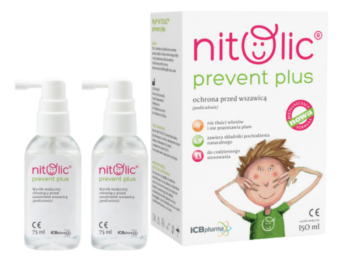 Zdjęcie przedstawia wyrób medyczny ICB Pharma Pipi nitolic prevent plus, spray.