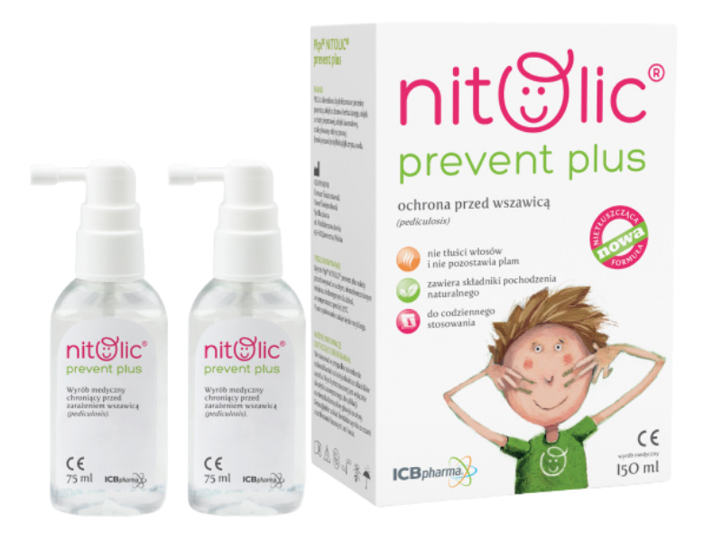 Zdjęcie przedstawia wyrób medyczny ICB Pharma Pipi nitolic prevent plus, spray.