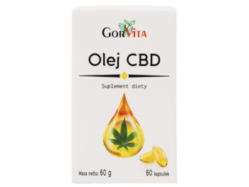 Zdjęcie przedstawia suplement diety Olej CBD w kapsułkach.