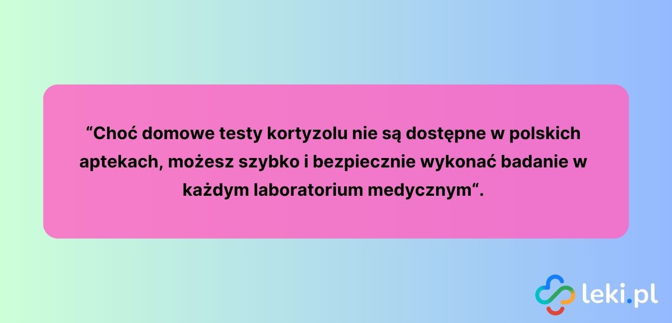 Cena domowego testu na kortyzol (fot. Canva).