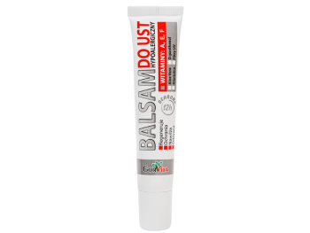 Zdjęcie przedstawia kosmetyk Balsam do ust z witaminami A,E,F, balsam.