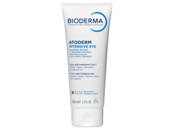 Zdjęcie przedstawia dermokosmetyk Bioderma Atoderm Intensive Eye, mleczko.