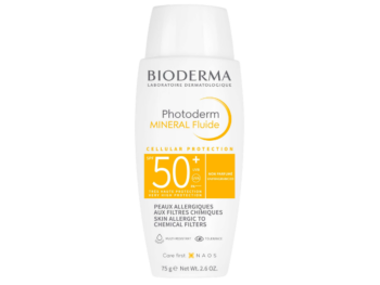 Zdjęcie przedstawia dermokosmetyk Bioderma Photoderm Mineral fluide SPF50+.