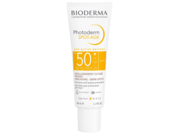 Zdjęcie przedstawia Bioderma Photoderm Spot-Age SPF50+, krem.