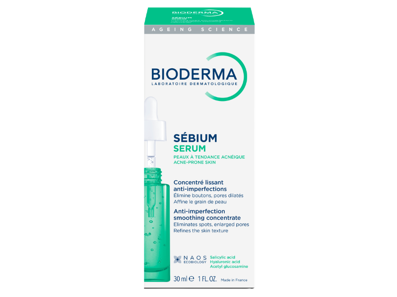 Zdjęcie przedstawia dermokosmetyk Bioderma Sébium serum.