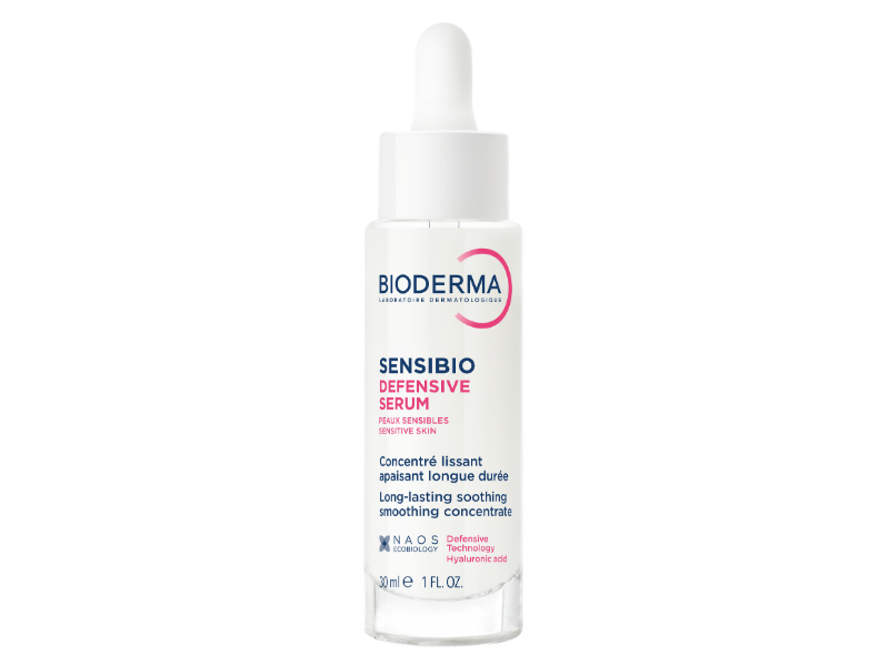Zdjęcie przedstawia dermokosmetyk Bioderma Sensibio Defensive, serum.