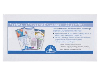 Zdjęcie przedstawia wyrób medyczny Dr Jacob's Papierki lakmusowe, sprzęt medyczny.