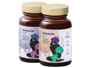 Zdjęcie przedstawia suplement diety Health Labs Care Probioticme, kapsułki.
