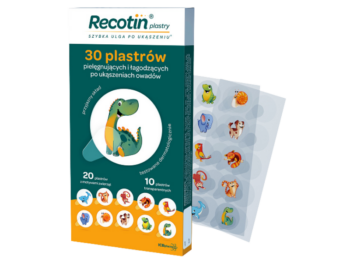 Zdjęcie przedstawia kosmetyk ICB Pharma Recotin, plaster.