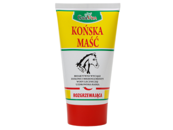 Zdjęcie przedstawia kosmetyk Końska Maść, maść.