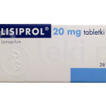 Lisiprol, tabletki, 20 mg
