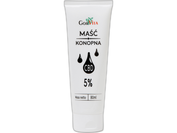 Zdjęcie przedstawia kosmetyk Maść Konopna 5% CBD, maść.