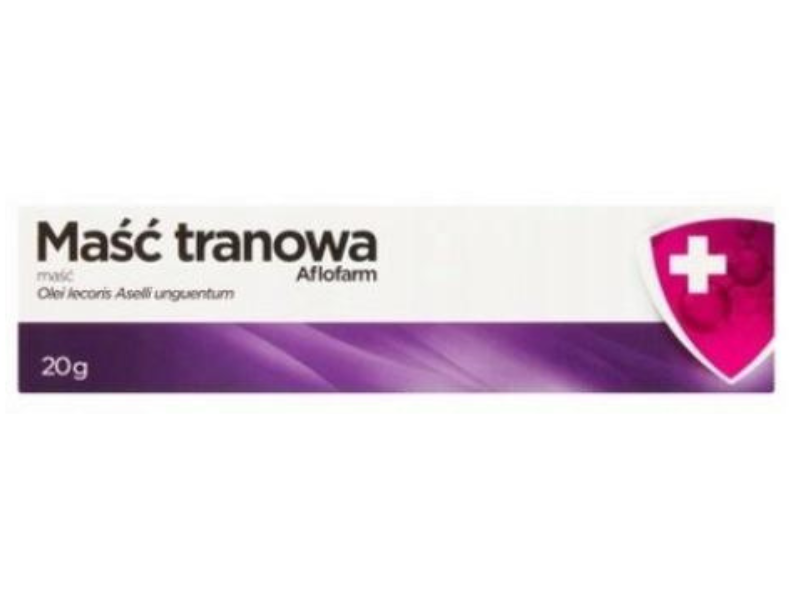 Zdjęcie przedstawia lek bez recepty Maść tranowa, 40 g/100 g.