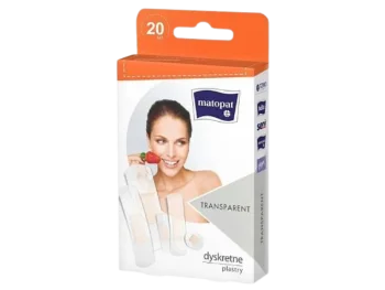 Zdjęcie produktu Matopat zestaw plastrów transparent, plaster