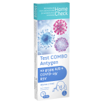 Milapharm Test COMBO antygen na grypę A/B + COVID-19/RSV, test diagnostyczny