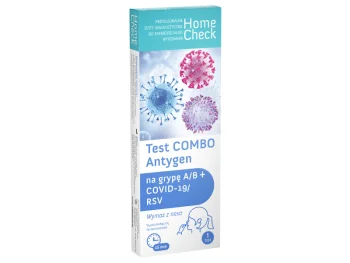 Zdjęcie produktu Milapharm Test COMBO antygen na grypę A/B + COVID-19/RSV, test diagnostyczny