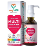 MyVita Multiwitamina lipo-active family dzieci i D, krople