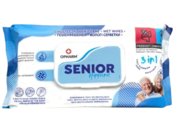 Opharm Senior Hygienic chusteczki nawilżane dla osób starszych