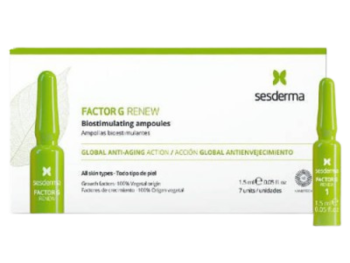 Zdjęcie przedstawia dermokosmetyk Sesderma Ampułki Factor G renew, serum.