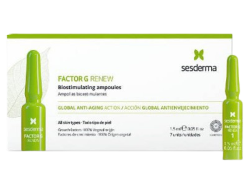 Zdjęcie przedstawia dermokosmetyk Sesderma Ampułki Factor G renew, serum.